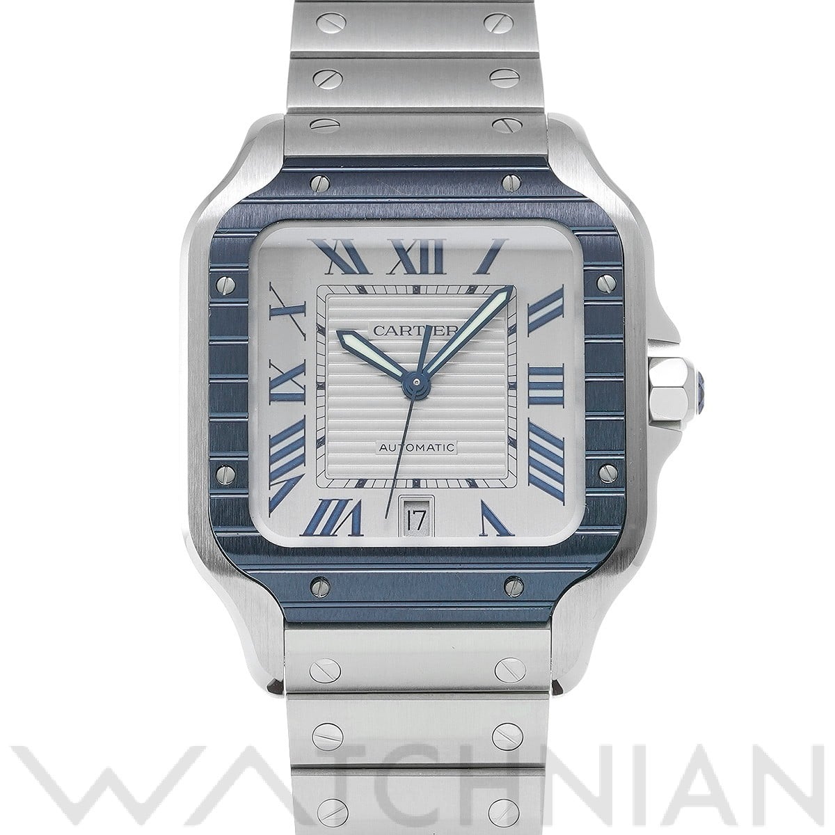 カルティエ / CARTIER サントス ドゥ カルティエ LM WSSA0047 シルバー メンズ 時計 【中古】【wristwatch】