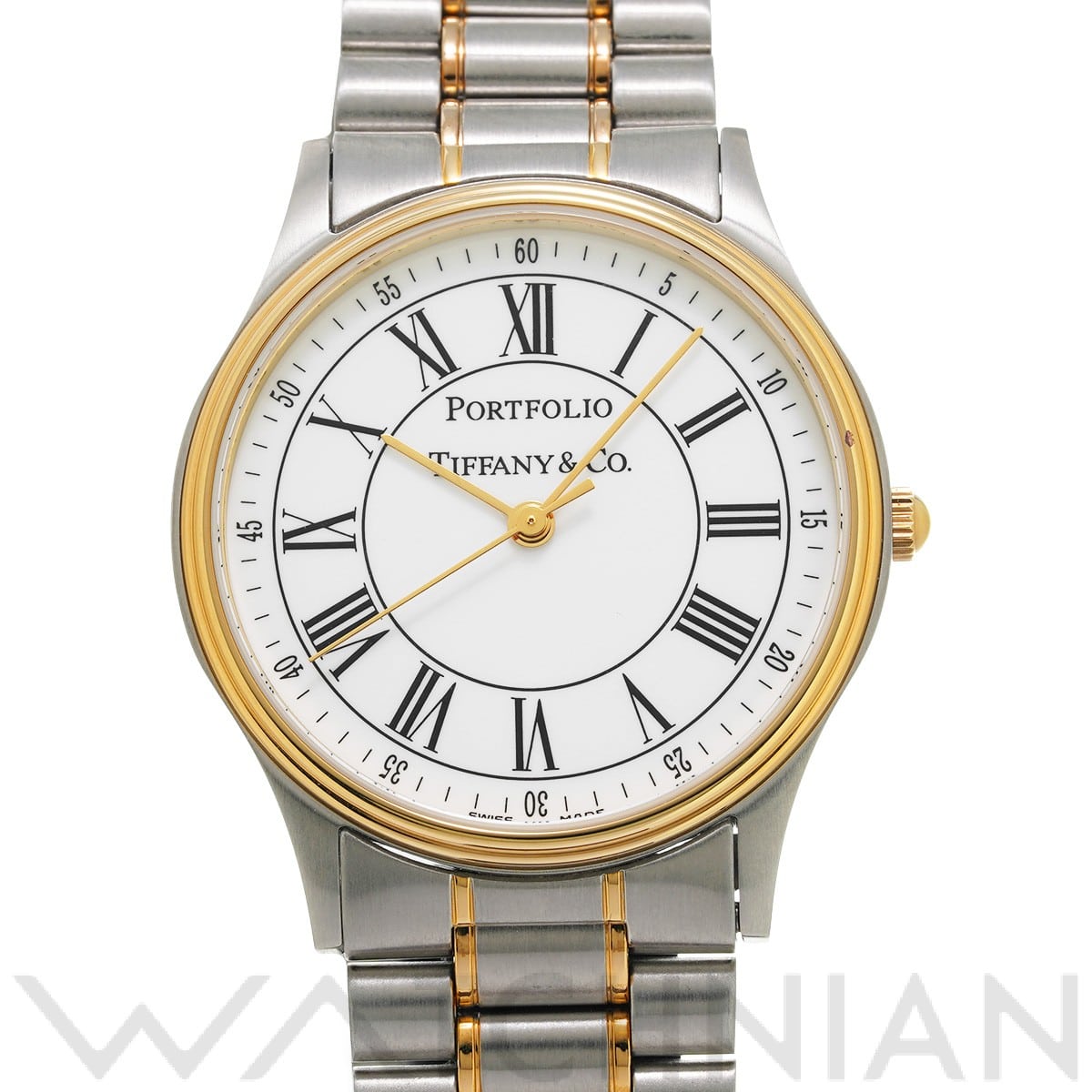 ティファニー / TIFFANY & Co. ポートフォリオ 252.1088/12187602 ホワイト ユニセックス 時計 【中古】【wristwatch】