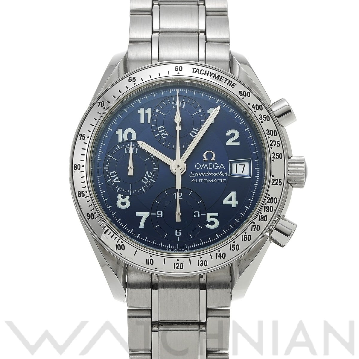 オメガ / OMEGA スピードマスター デイト 3513.82 ブルー メンズ 時計 【中古】【wristwatch】