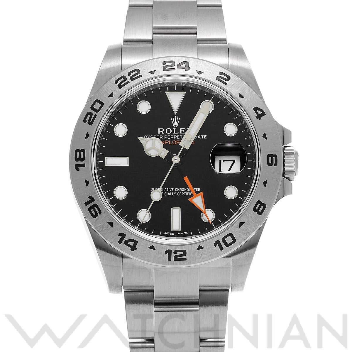 ロレックス エクスプローラーII 216570 ブラック メンズ 時計 【中古】【wristwatch】