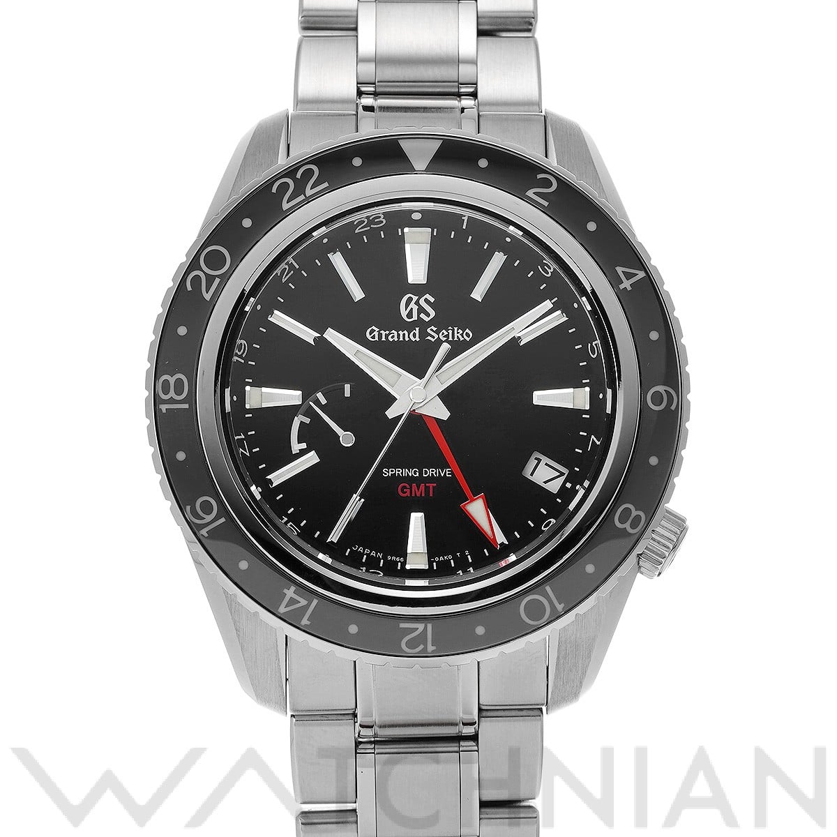 グランドセイコー / Grand Seiko スポーツコレクション スプリングドライブ GMT SBGE201 ブラック メンズ 時計 【中古】【wristwatch】