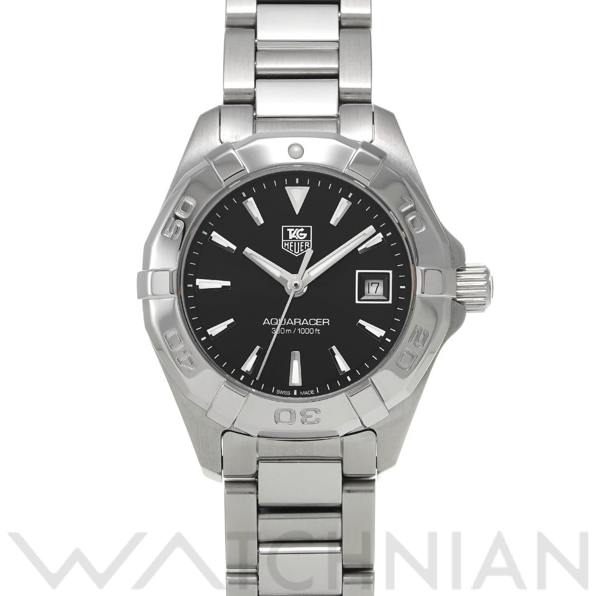 タグ ホイヤー / TAG HEUER アクアレーサー クォーツ WAY1410.BA0920 ブラック レディース 時計 【中古】【wristwatch】