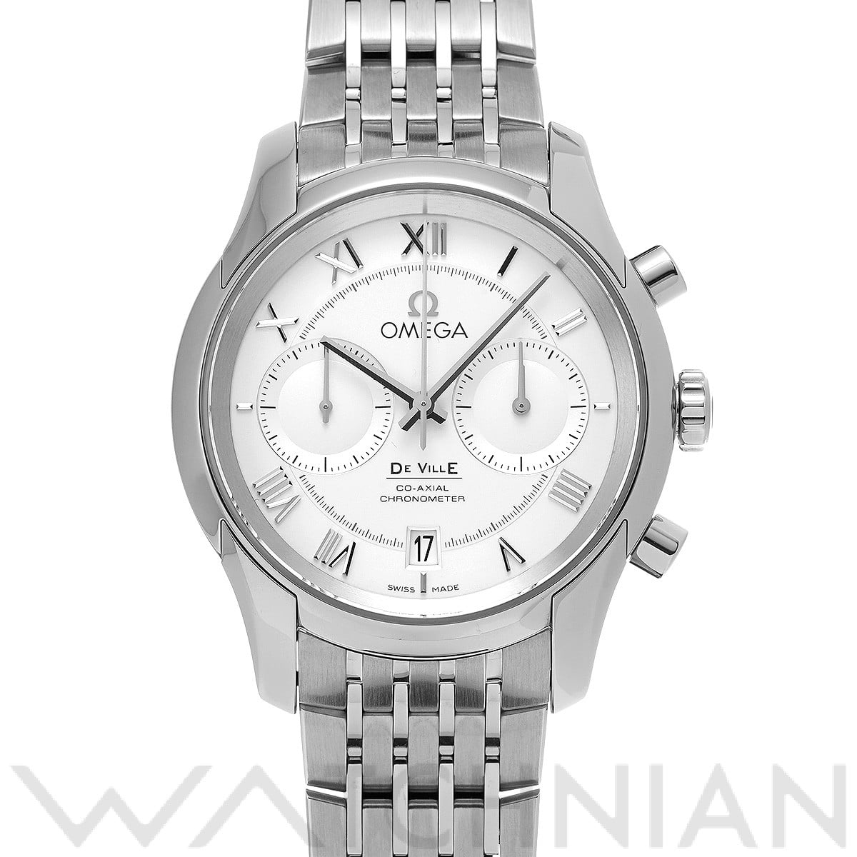 オメガ / OMEGA デ・ヴィル アワービジョン コーアクシャル クロノグラフ 431.10.42.51.02.001 シルバー メンズ 時計 【中古】【wristwatch】