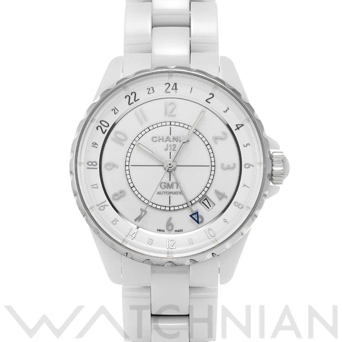 シャネル / CHANEL J12 GMT 38MM H3103 ホワイト メンズ 時計 【中古】【wristwatch】