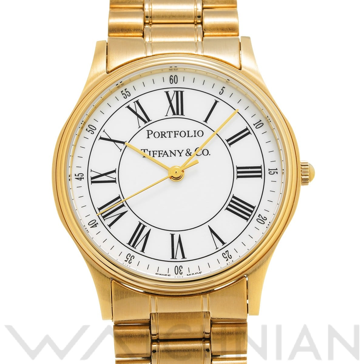 ティファニー / TIFFANY & Co. ポートフォリオ 252.1088/12187599 ホワイト ユニセックス 時計 【中古】【wristwatch】