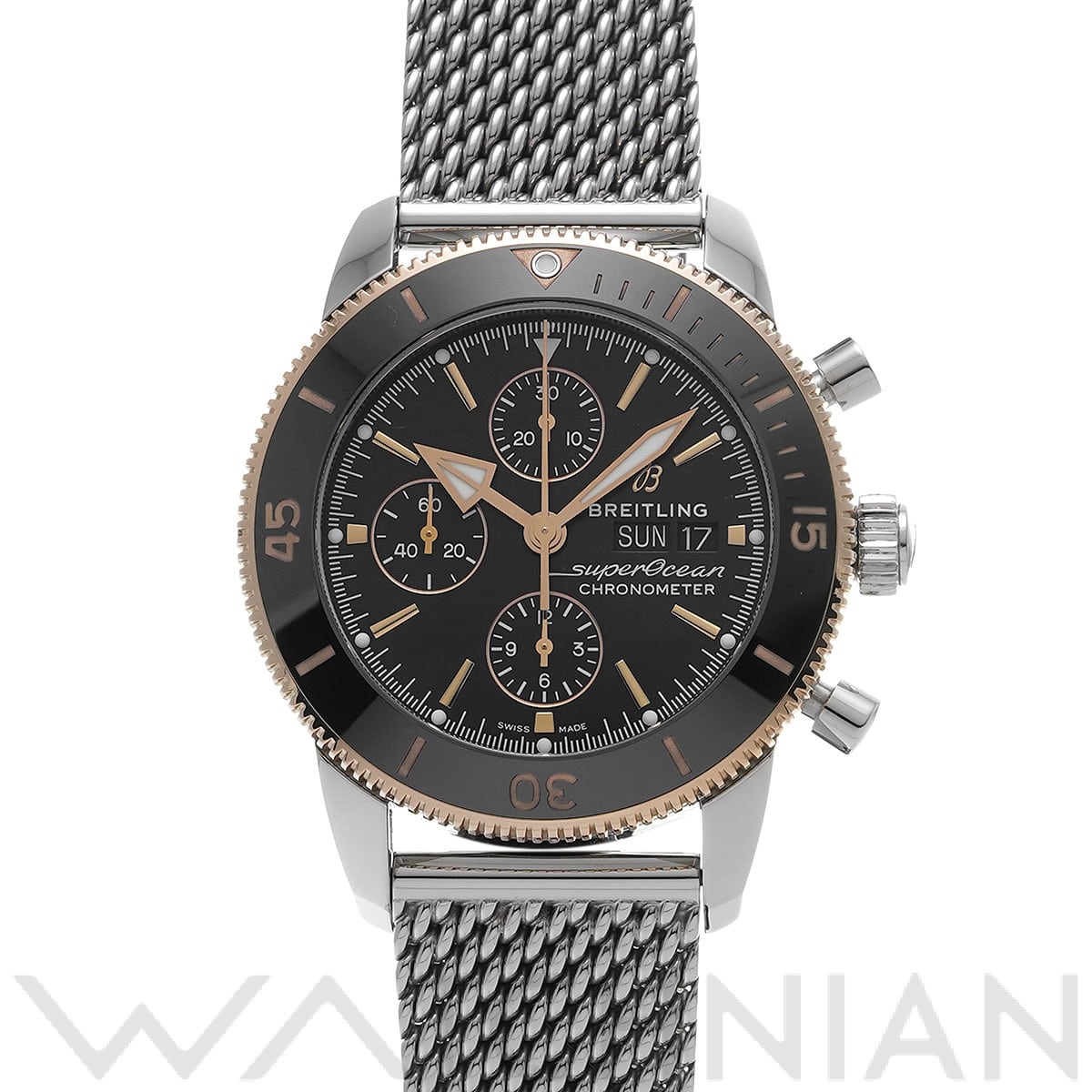 ブライトリング / BREITLING スーパーオーシャン ヘリテージ クロノグラフ 44 U13313121B1A1 ブラック メンズ 時計 【中古】【wristwatch】