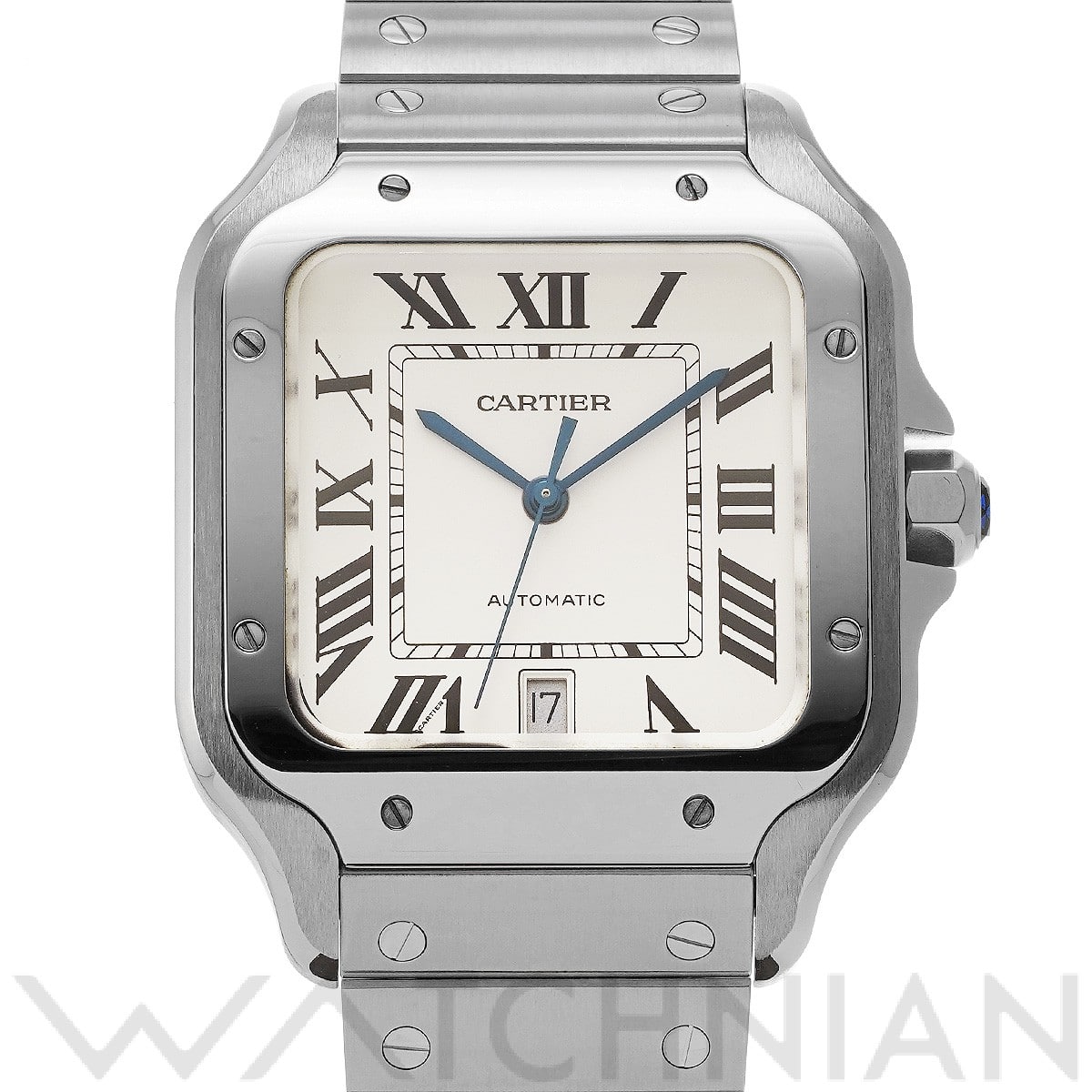 カルティエ / CARTIER サントス ドゥ カルティエ LM WSSA0018 シルバー メンズ 時計 【中古】【wristwatch】