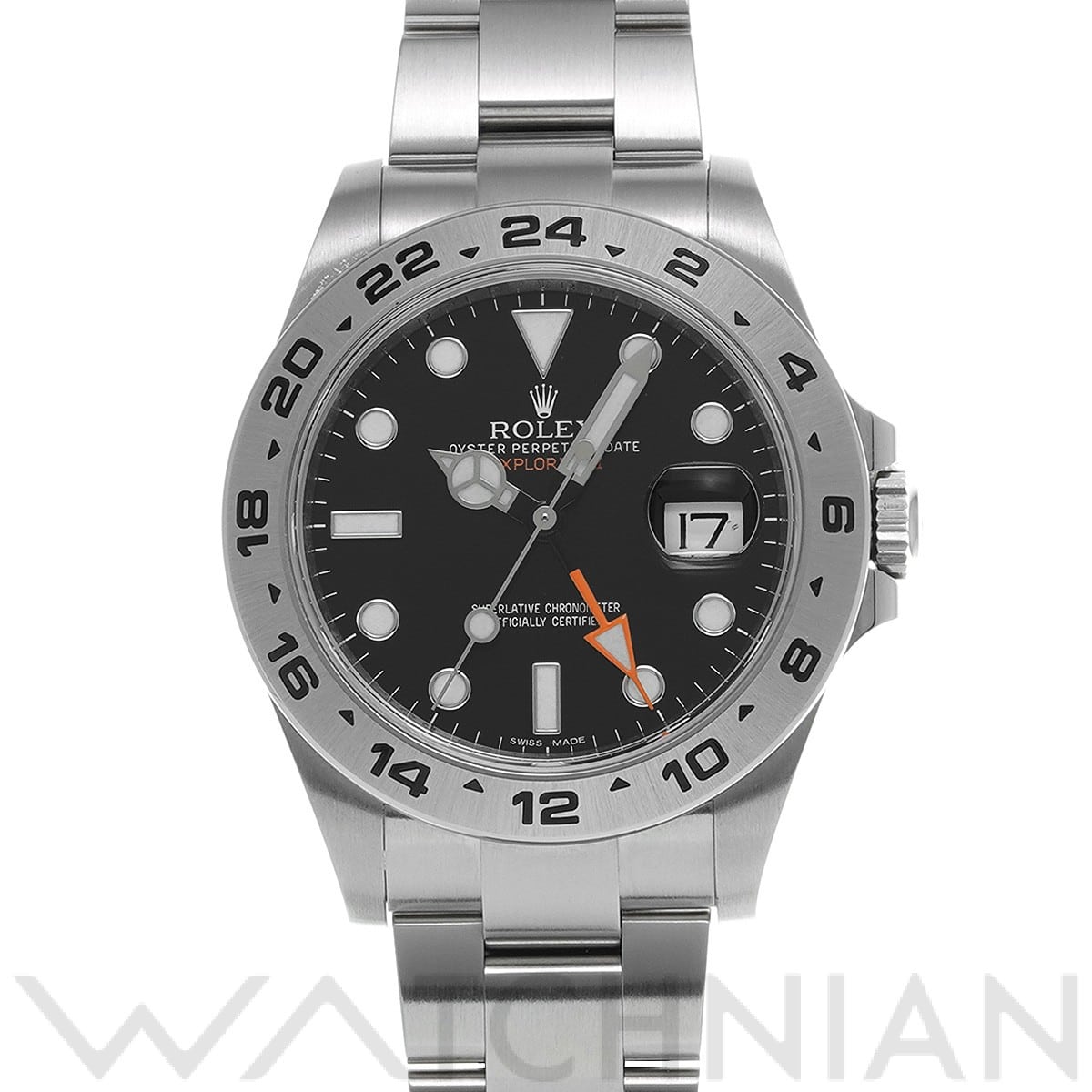 ロレックス エクスプローラーII 216570 ブラック メンズ 時計 【中古】【wristwatch】