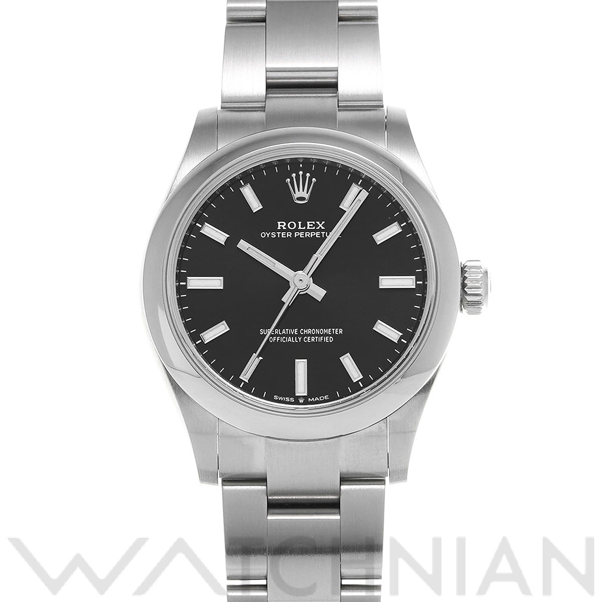 ロレックス / ROLEX オイスターパーペチュアル 31 277200 ブライトブラック ユニセックス 時計 【中古】【wristwatch】