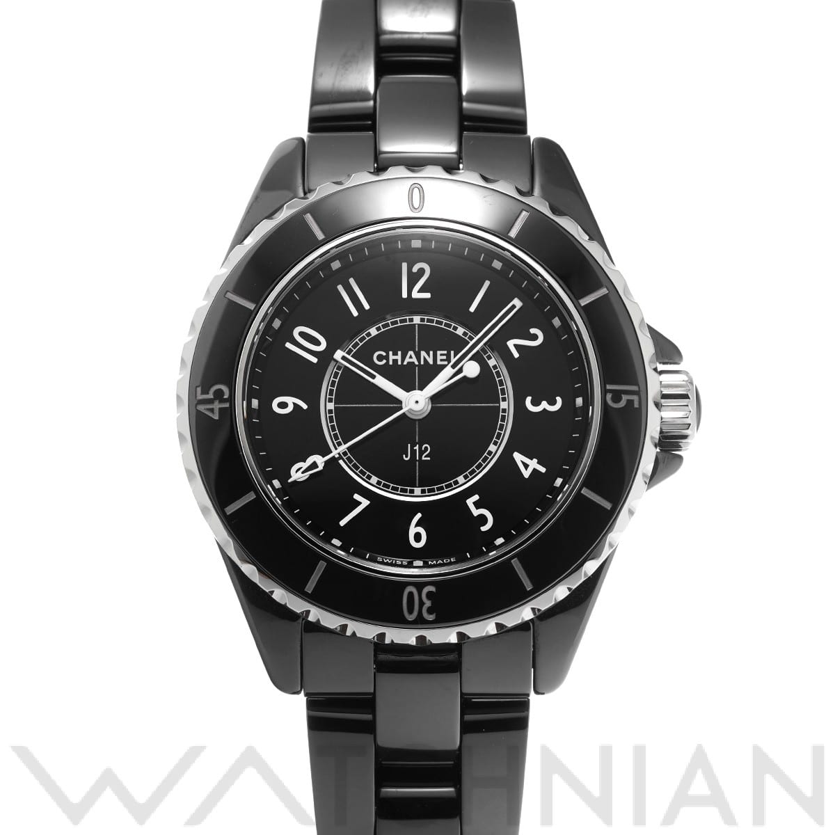 シャネル / CHANEL J12 33MM H5695 ブラックラッカー レディース 時計 【中古】【wristwatch】