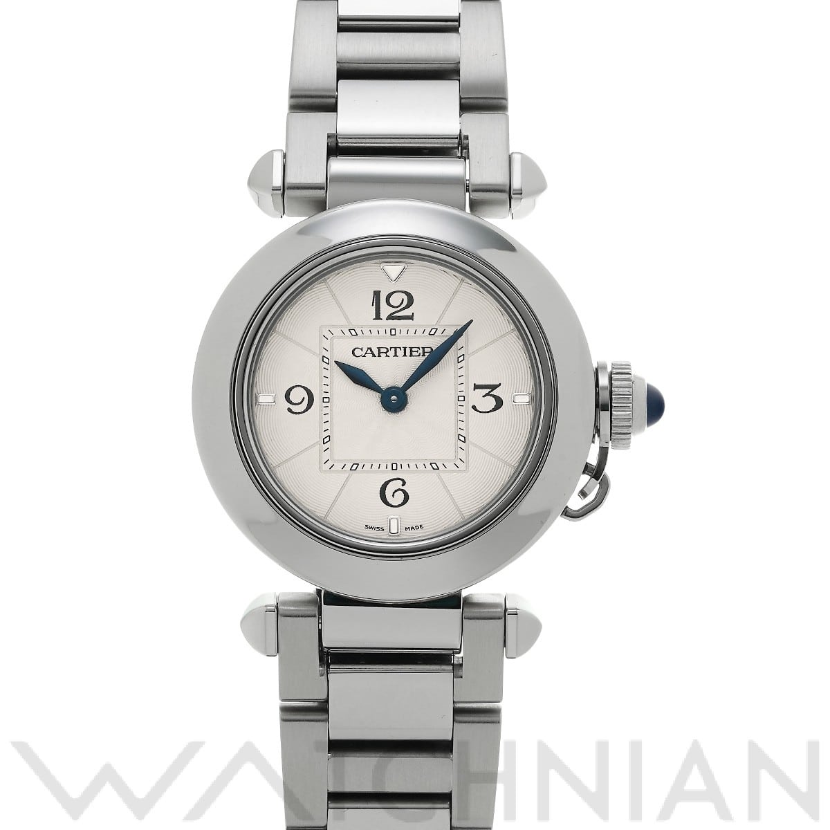 カルティエ パシャ ドゥ カルティエ 30mm WSPA0021 シルバー レディース 時計 【中古】【wristwatch】