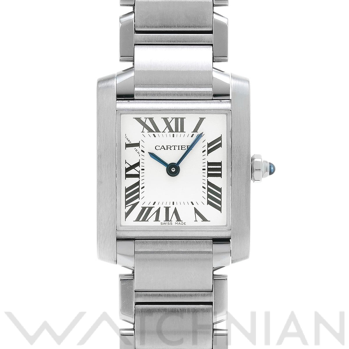 カルティエ / CARTIER タンク フランセーズ SM W51008Q3 シルバー レディース 時計 【中古】【wristwatch】
