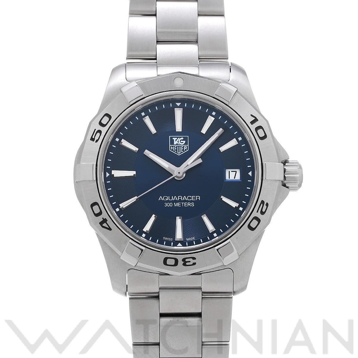 タグ ホイヤー / TAG HEUER アクアレーサー クォーツ WAP1112.BA0831 ブルー メンズ 時計 【中古】【wristwatch】