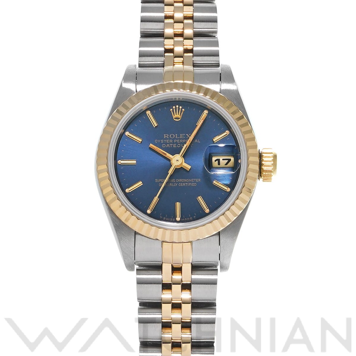 ロレックス デイトジャスト 69173 ブルー レディース 時計 【中古】【wristwatch】