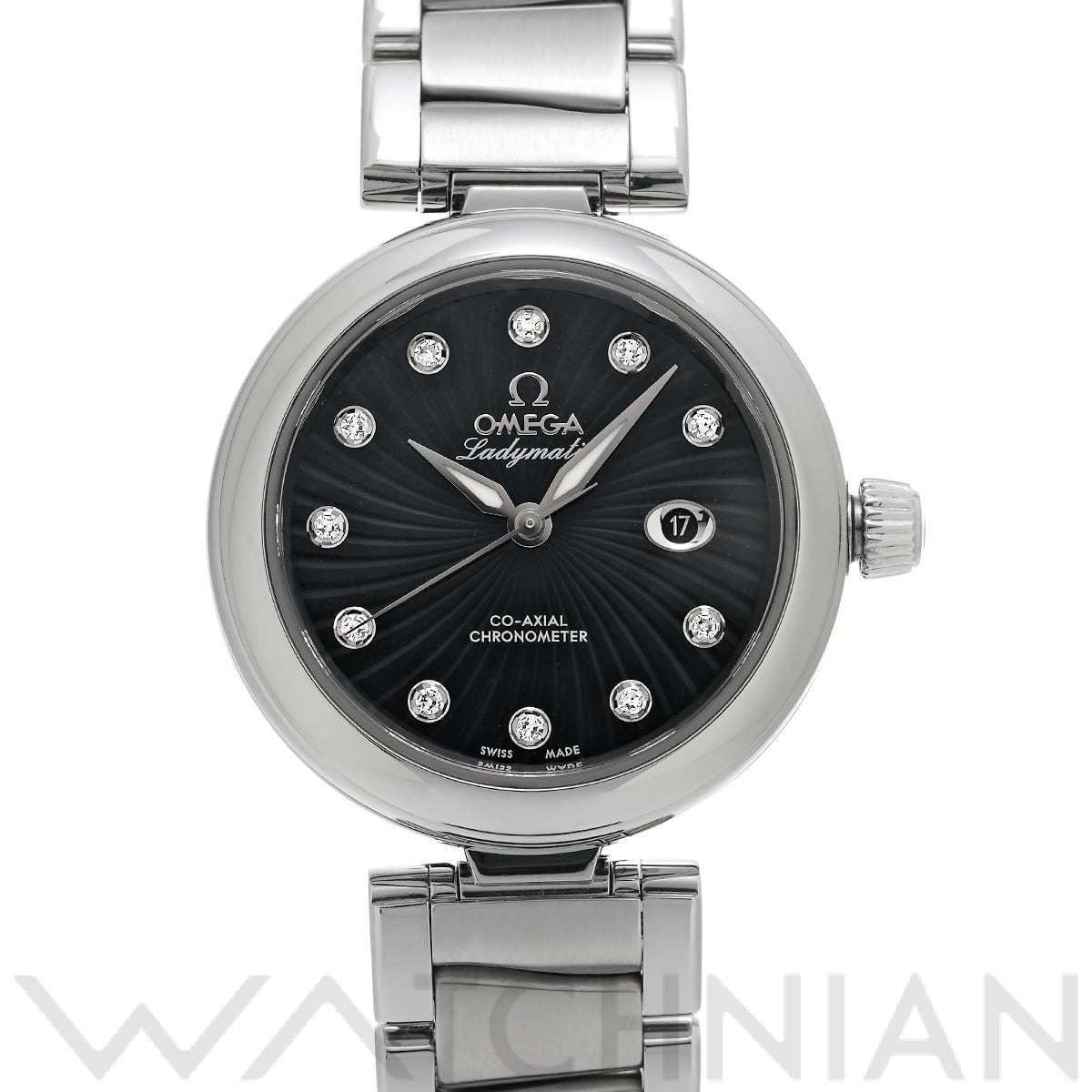 オメガ / OMEGA デ・ヴィル レディマティック コーアクシャル 425.30.34.20.51.001 ブラック/ダイヤモンド レディース 時計 【中古】【wristwatch】