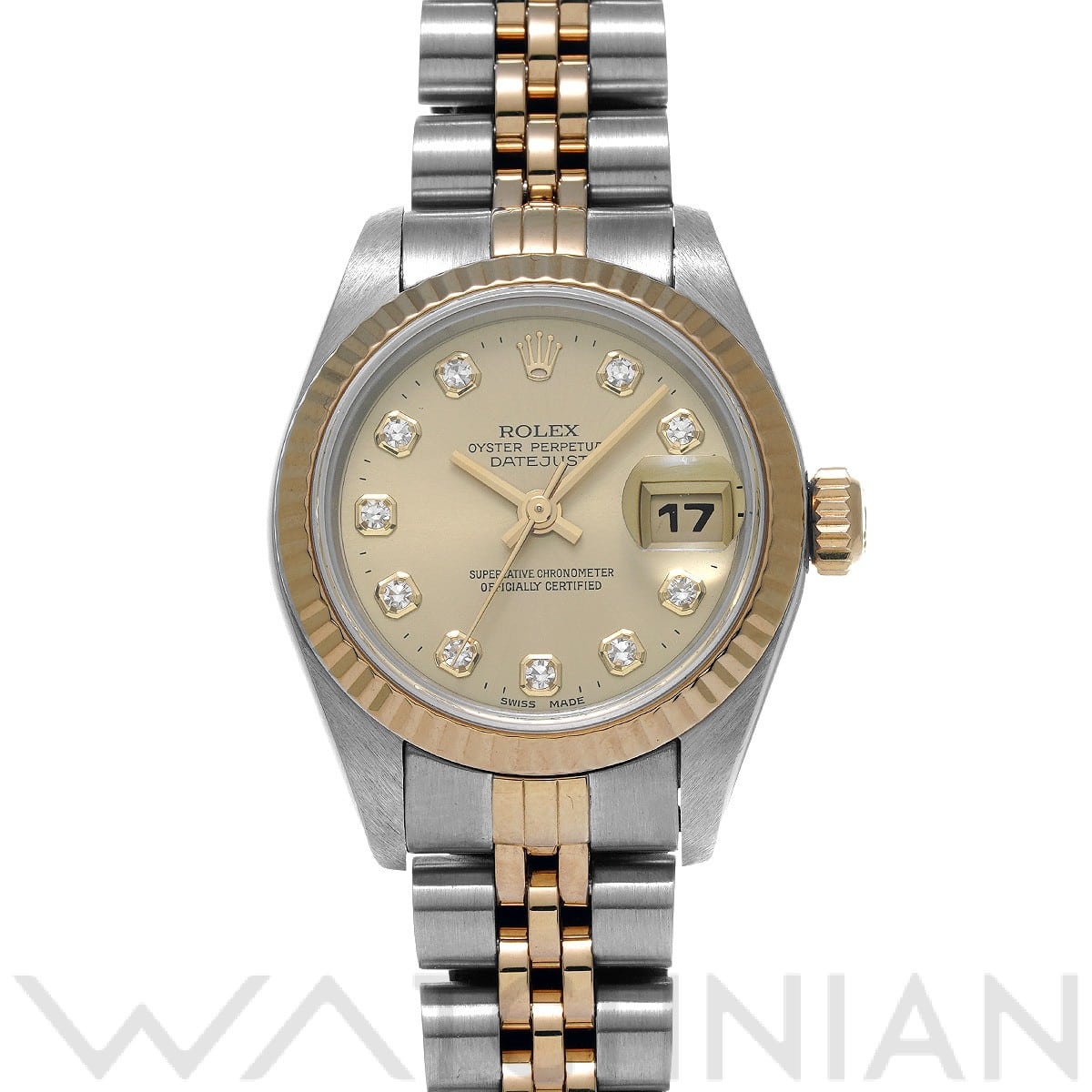 ロレックス / ROLEX デイトジャスト 69173G シャンパン/ダイヤモンド レディース 時計 【中古】【wristwatch】