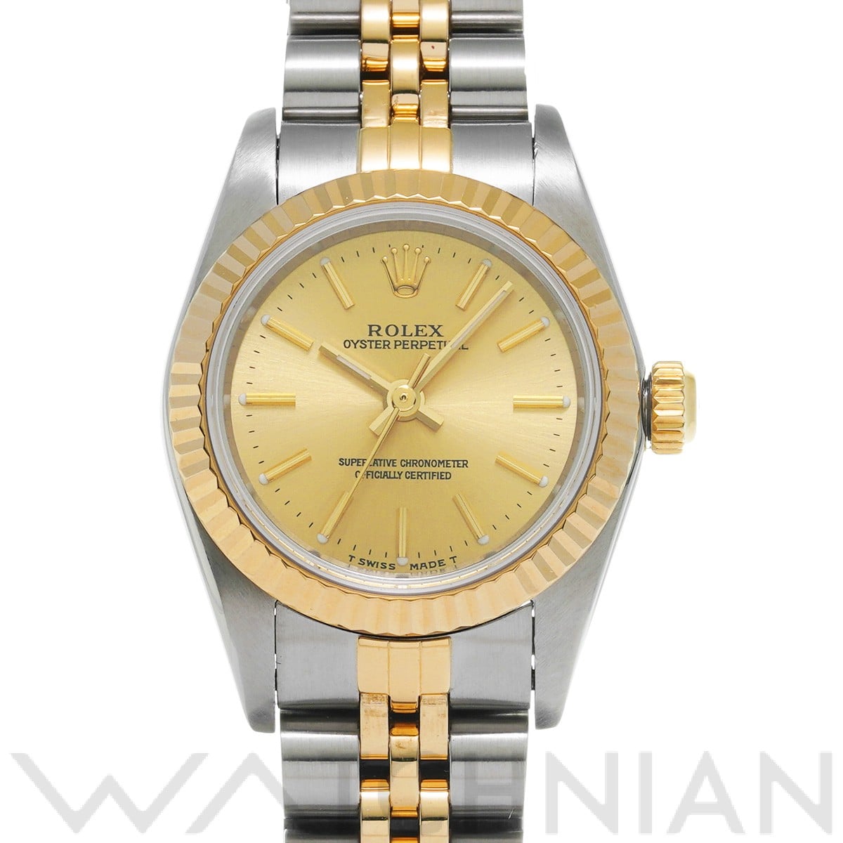 ロレックス / ROLEX オイスターパーペチュアル 76193 シャンパン レディース 時計 【中古】【wristwatch】