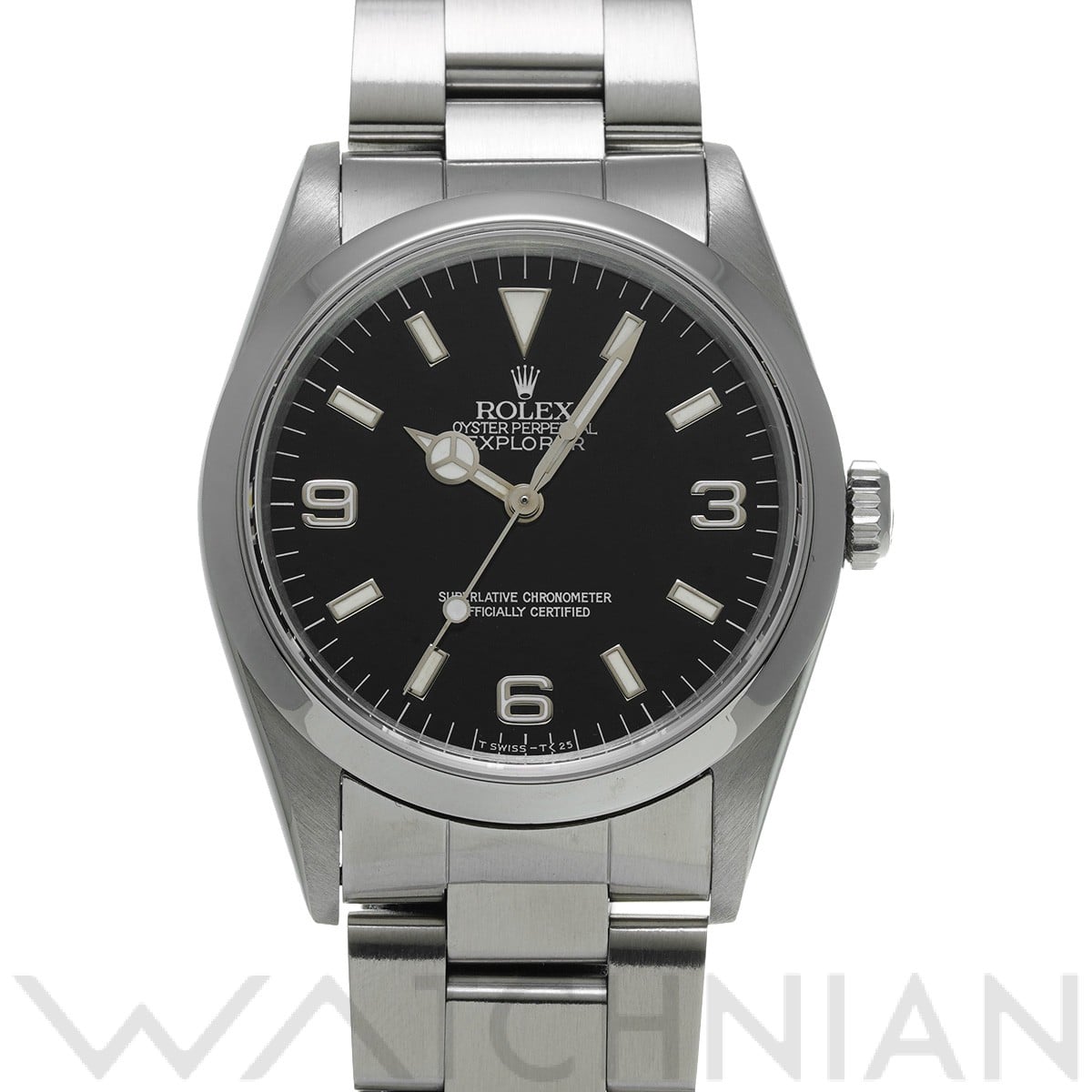 ロレックス エクスプローラー 14270 ブラック メンズ 時計 【中古】【wristwatch】