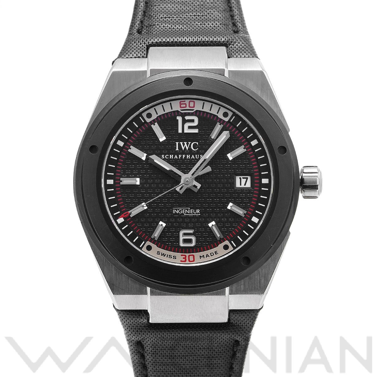 IWC インヂュニア オートマティック IW323401 ブラック メンズ 時計 【中古】【wristwatch】