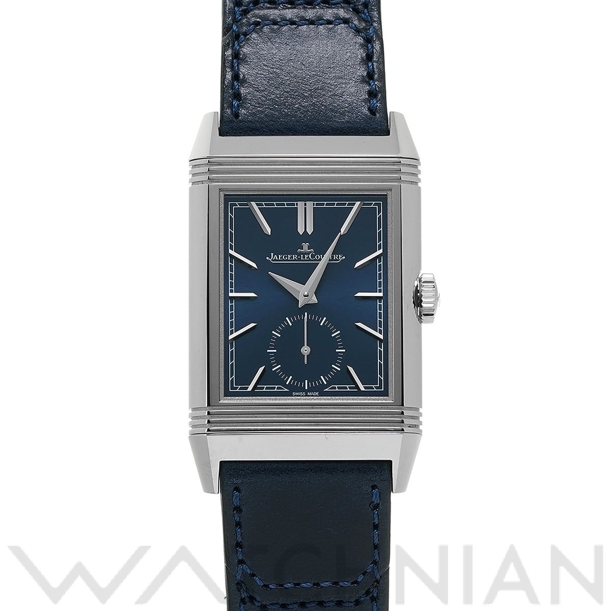 レベルソ トリビュート スモールセコンド Q3978480 ブルー ジャガー ルクルト Jaeger-LeCoultre メンズ 【中古】
