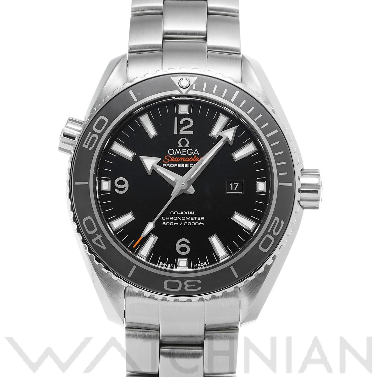 オメガ シーマスター プラネットオーシャン 600 コーアクシャル 232.30.38.20.01.001 ブラック ユニセックス 時計 【中古】【wristwatch】