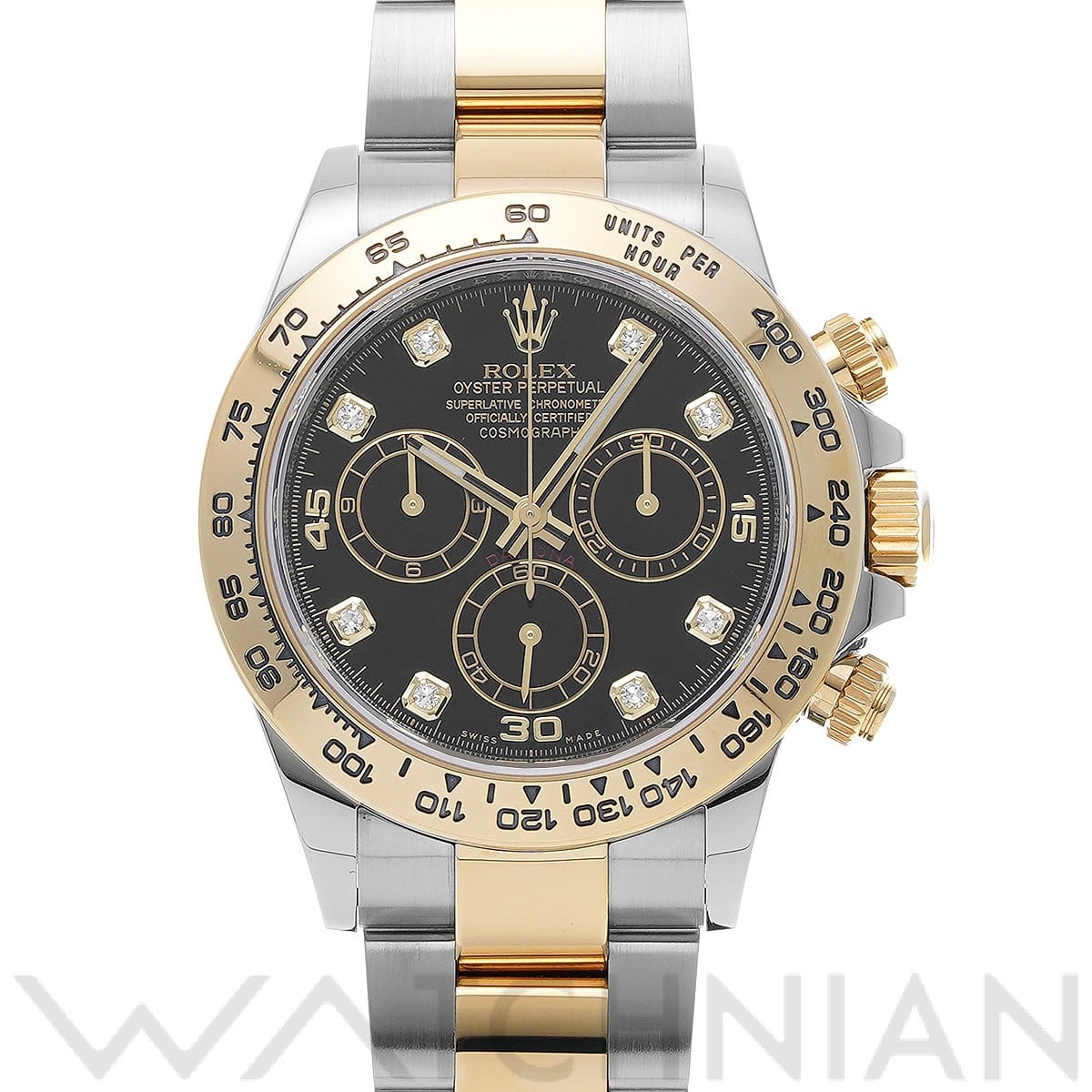 ロレックス コスモグラフ デイトナ 116503G ブラック/ダイヤモンド メンズ 時計 【中古】【wristwatch】