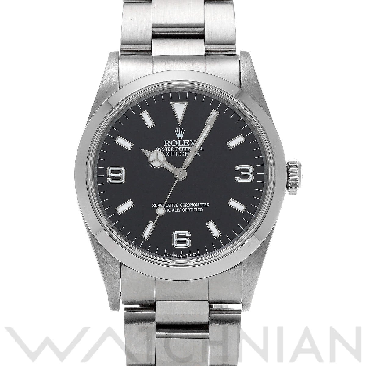 ロレックス エクスプローラー 14270 ブラック メンズ 時計 【中古】【wristwatch】