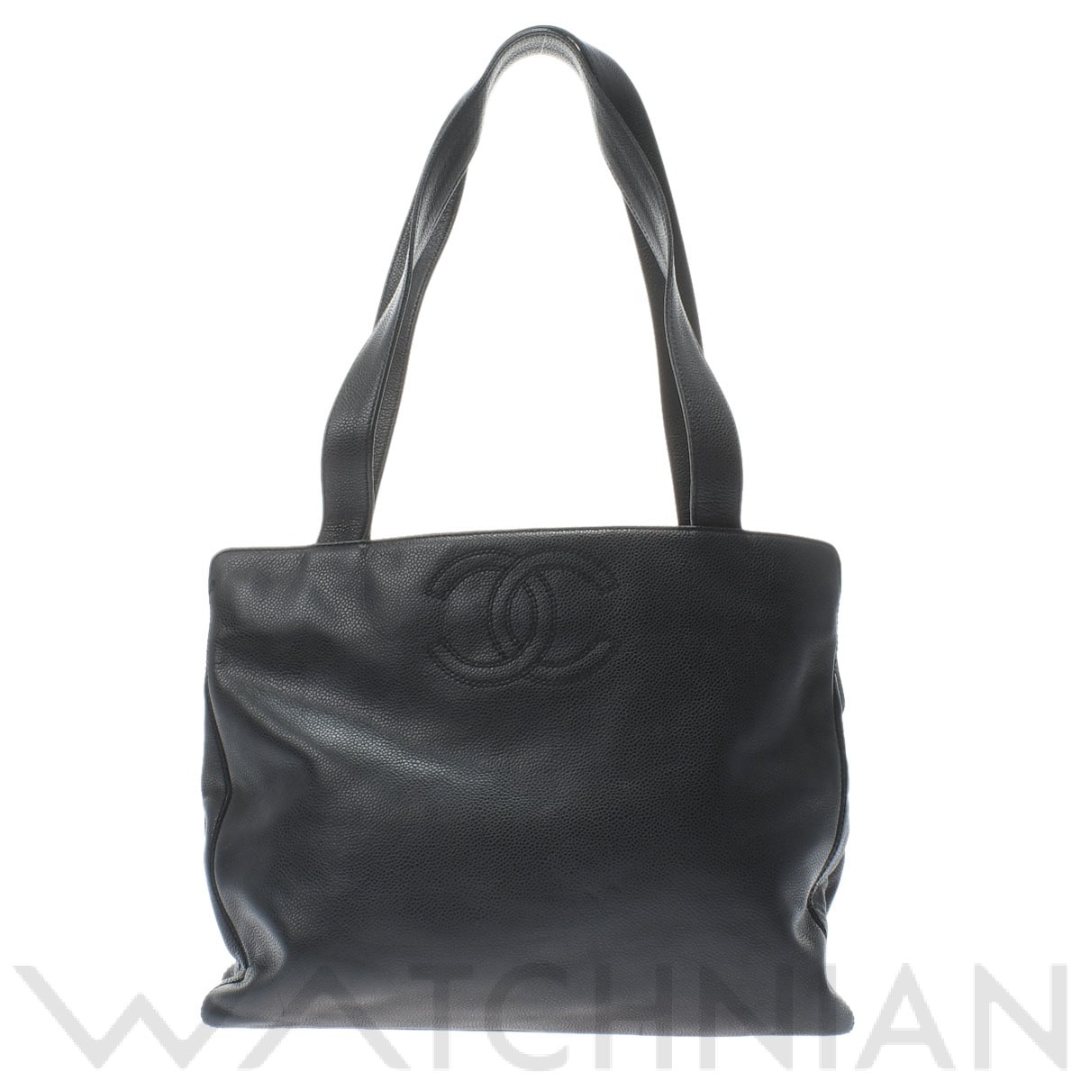 シャネル / CHANEL ブラック/ゴールド金具 キャビアスキン レディース バッグ 【中古】【bag】