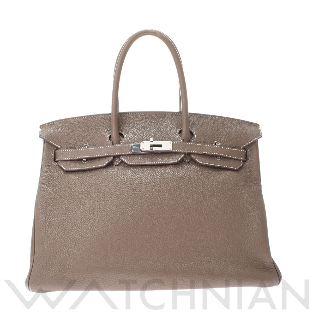 エルメス / HERMES バーキン35 エトゥープ/パラジウム金具 トゴ ユニセックス バッグ 【中古】【bag】