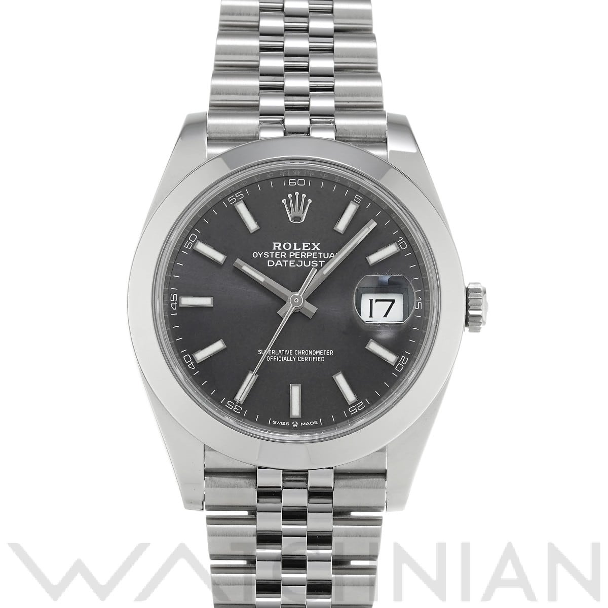 ロレックス / ROLEX デイトジャスト 41 126300 スレート メンズ 時計 【中古】【wristwatch】