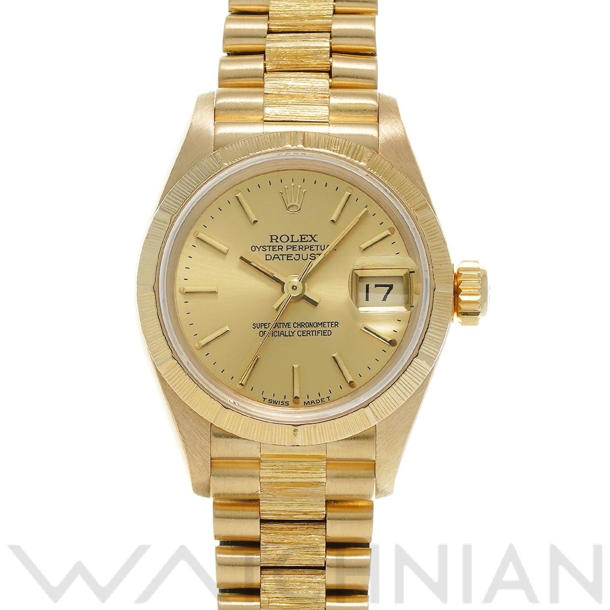 ロレックス / ROLEX デイトジャスト バーク 69278 シャンパン レディース 時計 【中古】【wristwatch】