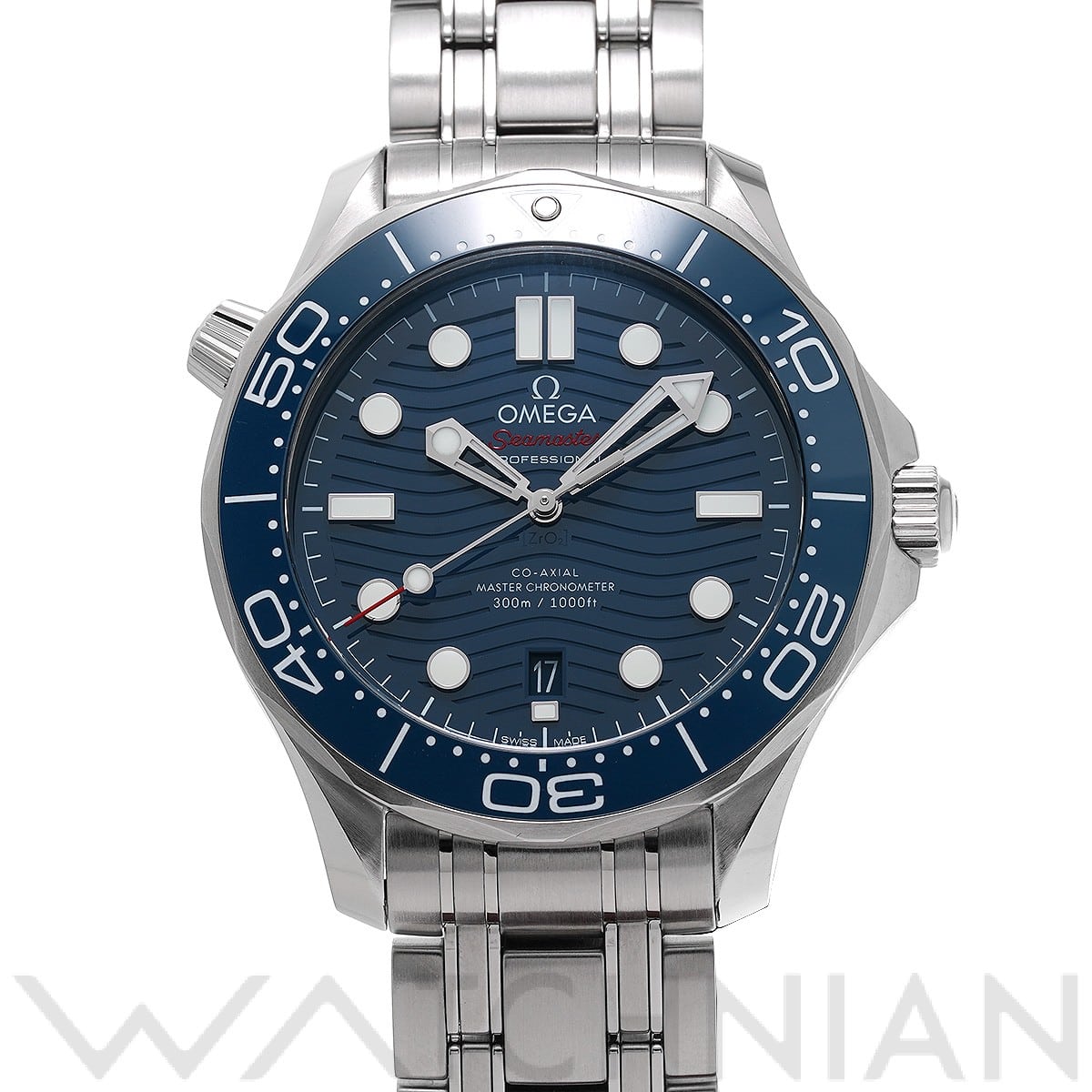 オメガ / OMEGA シーマスター ダイバー300 コーアクシャル マスタークロノメーター 210.30.42.20.03.001 ブルー メンズ 時計 【中古】【wristwatch】