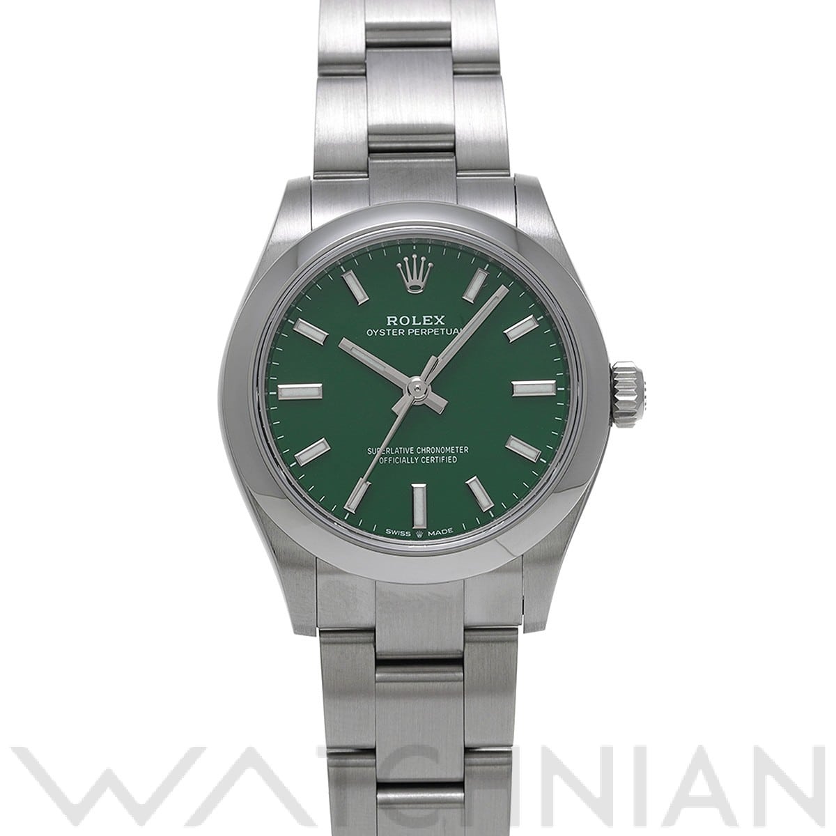 ロレックス / ROLEX オイスターパーペチュアル 31 277200 グリーン ユニセックス 時計 【中古】【wristwatch】