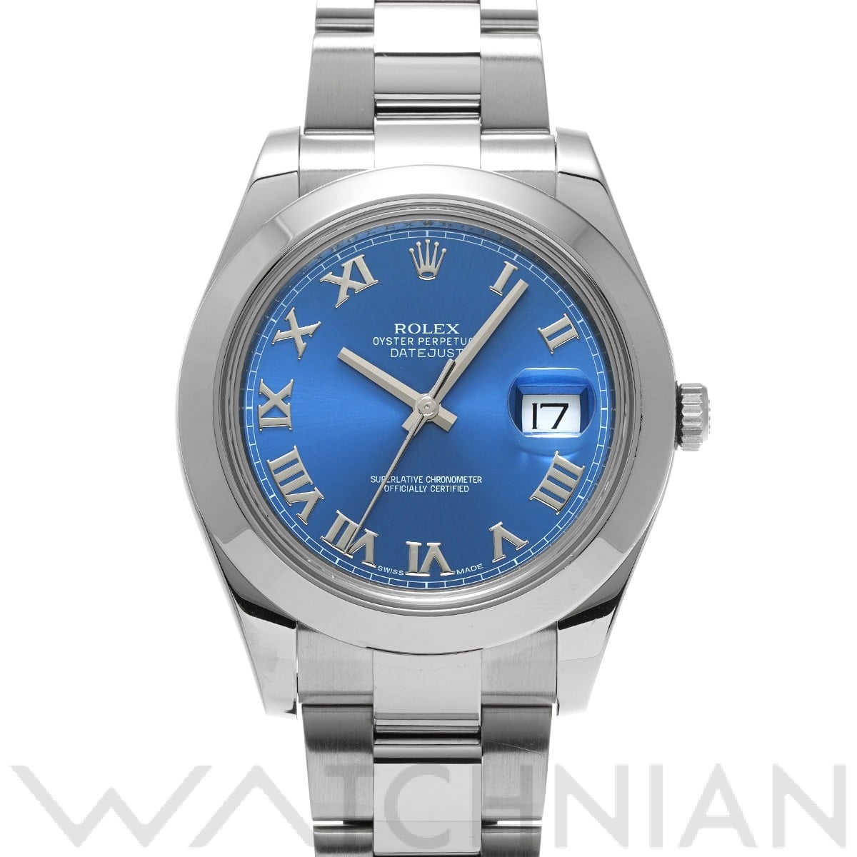 ロレックス デイトジャストII 116300 ブルー メンズ 時計 【中古】【wristwatch】