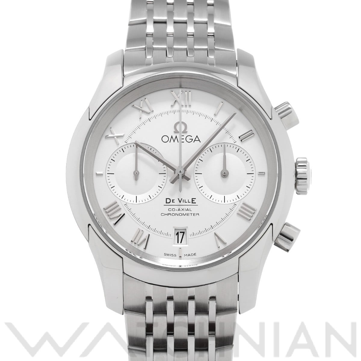 オメガ / OMEGA デ・ヴィル アワービジョン コーアクシャル クロノグラフ 431.10.42.51.02.001 シルバー メンズ 時計 【中古】【wristwatch】