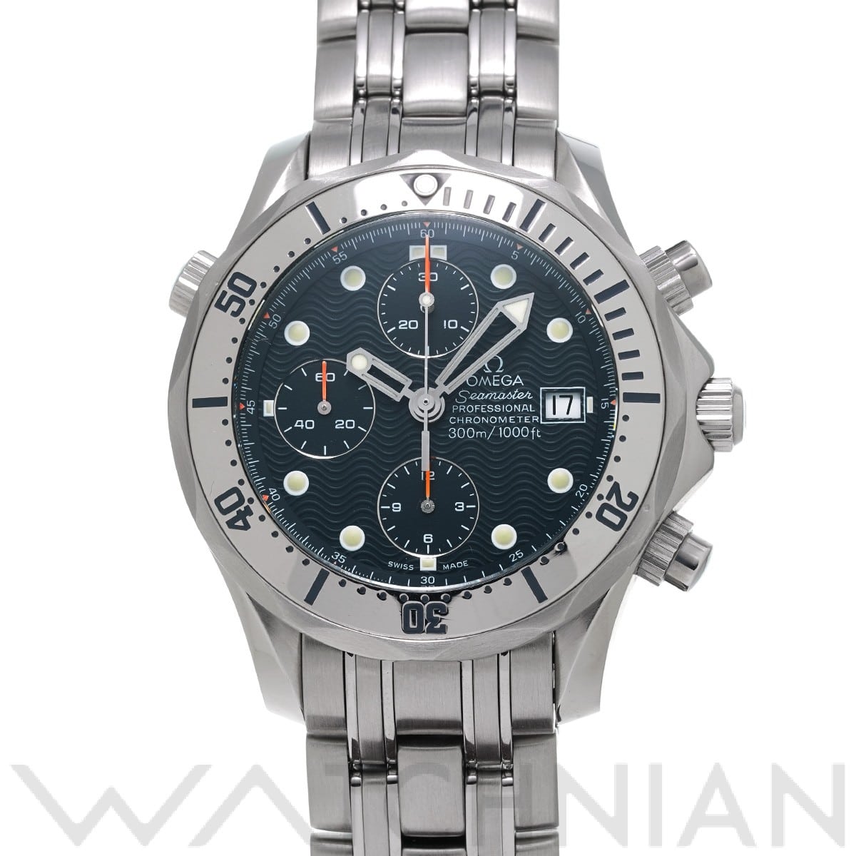 オメガ / OMEGA シーマスター プロフェッショナル 300 クロノグラフ 2598.80 ブルー メンズ 時計 【中古】【wristwatch】