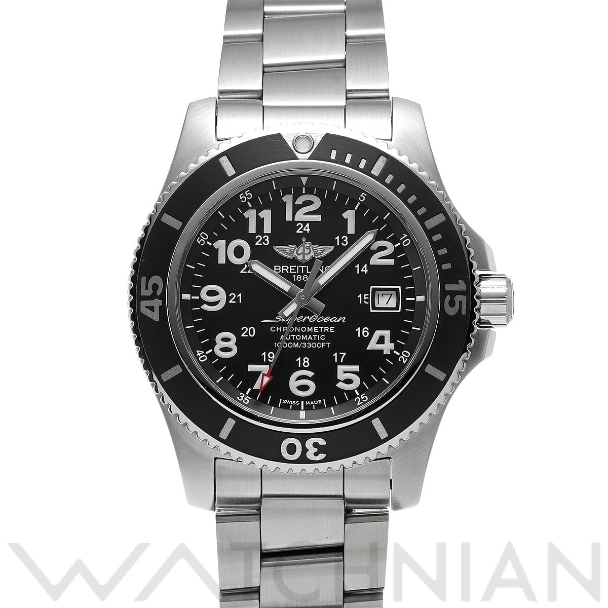 ブライトリング / BREITLING スーパーオーシャン II 44 A17392D71B1A1 ブラック メンズ 時計 【中古】【wristwatch】