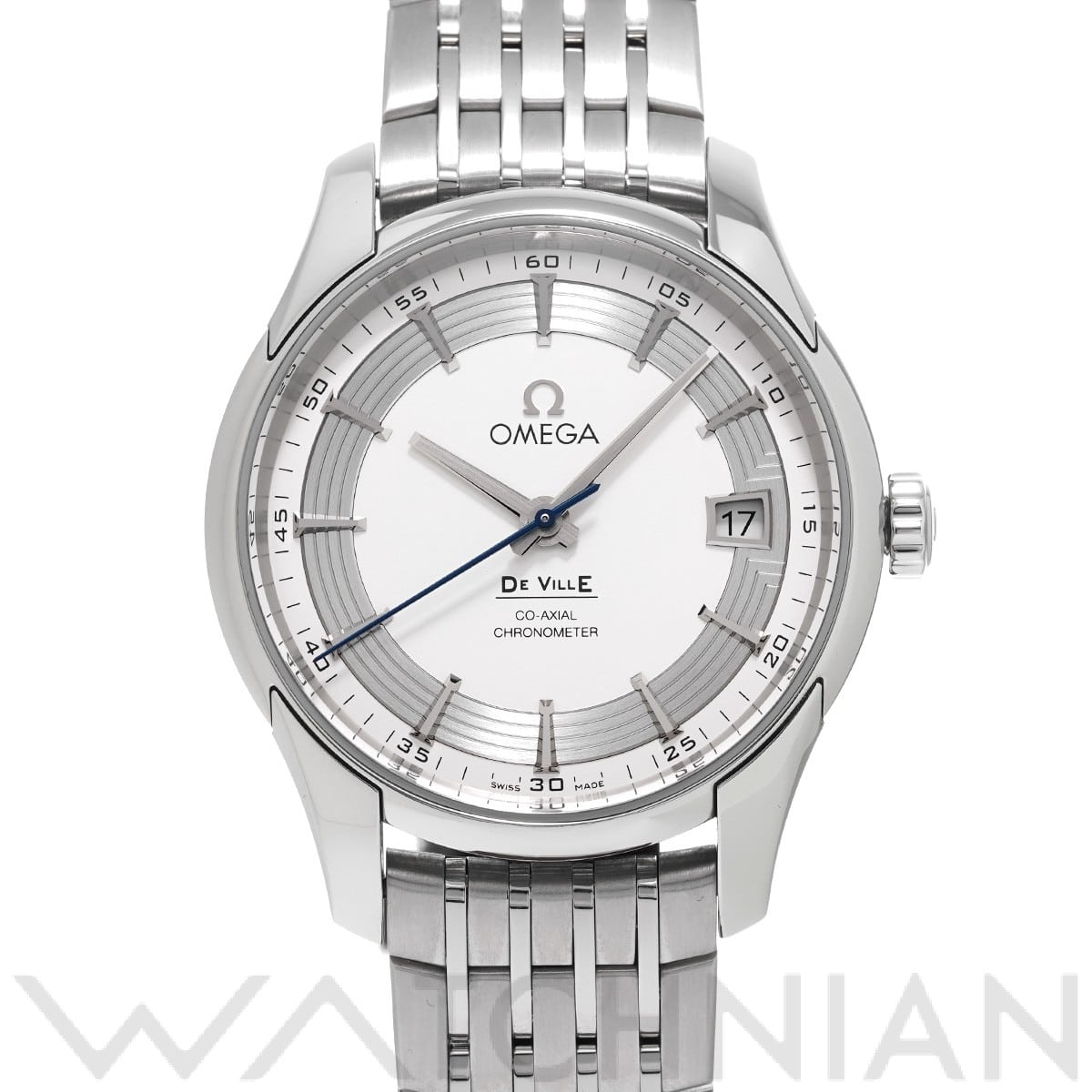 オメガ デ・ヴィル アワービジョン コーアクシャル 431.30.41.21.02.001 シルバー メンズ 時計 【中古】【wristwatch】