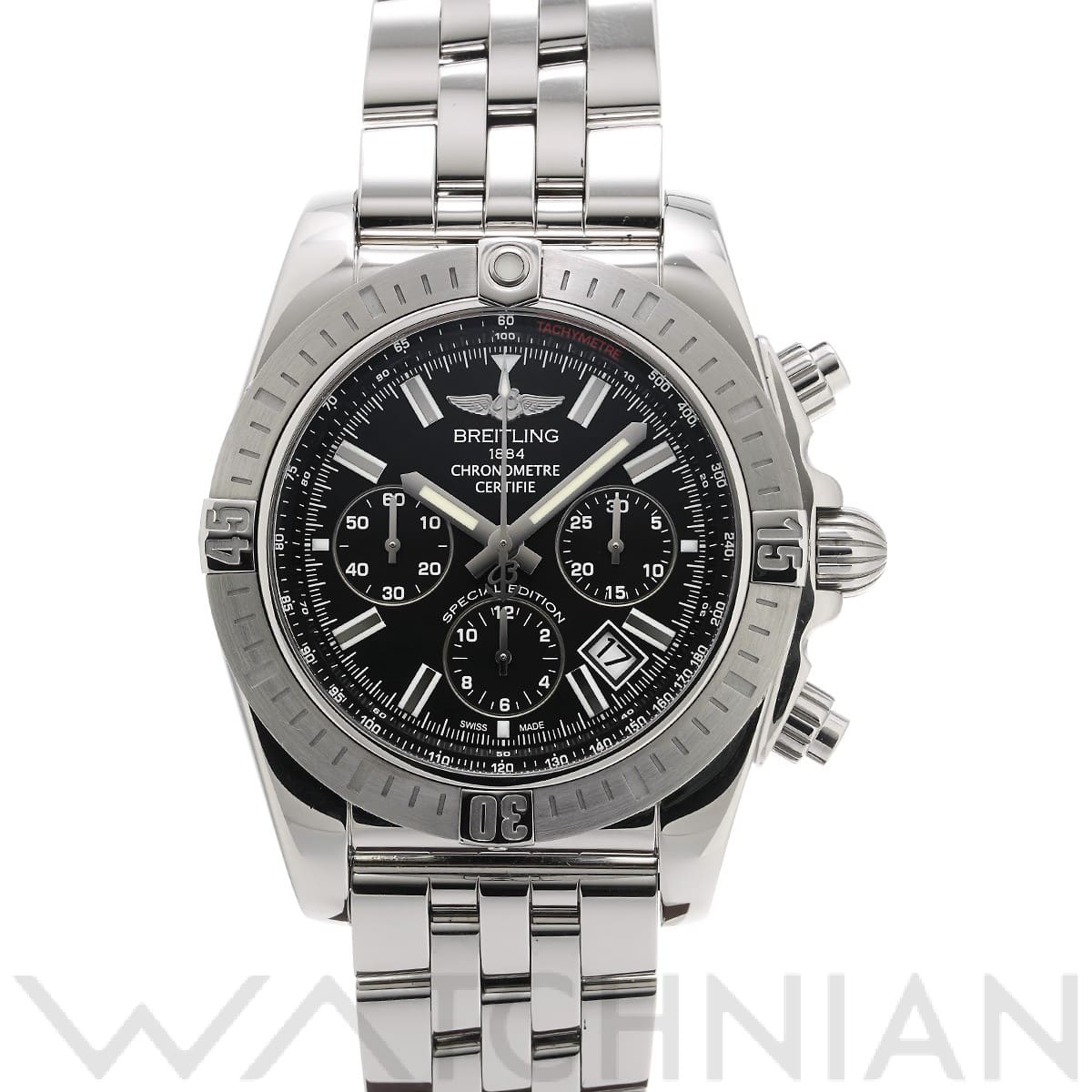 ブライトリング / BREITLING クロノマット 44 スペシャル AB011511/BF70 ブラック メンズ 時計 【中古】【wristwatch】