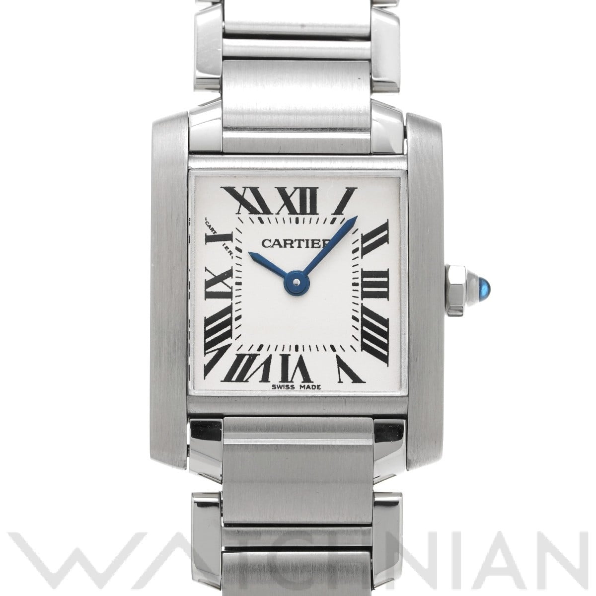 カルティエ / CARTIER タンク フランセーズ SM W51008Q3 シルバー レディース 時計 【中古】【wristwatch】