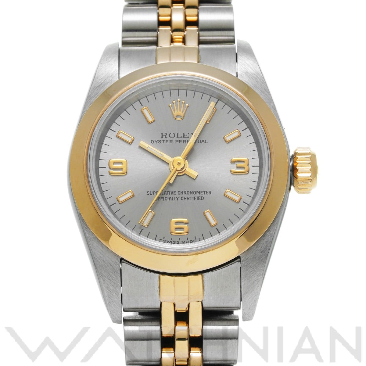 ロレックス / ROLEX オイスターパーペチュアル 67183 グレー レディース 時計 【中古】【wristwatch】