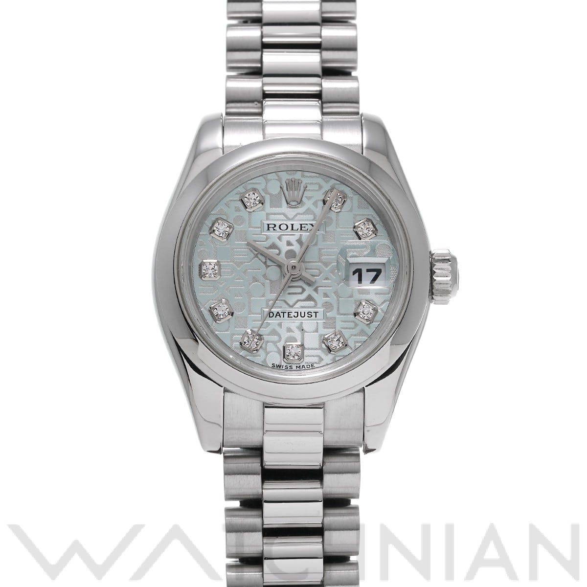 ロレックス レディ デイトジャスト 26 179166G アイスブルーコンピュータ レディース 時計 【中古】【wristwatch】