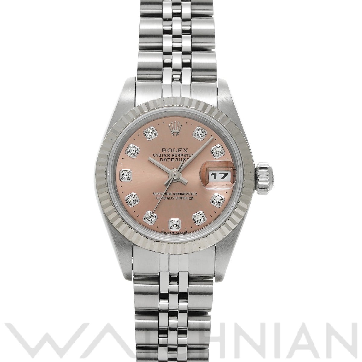 ロレックス / ROLEX デイトジャスト 69174G ピンク/ダイヤモンド レディース 時計 【中古】【wristwatch】