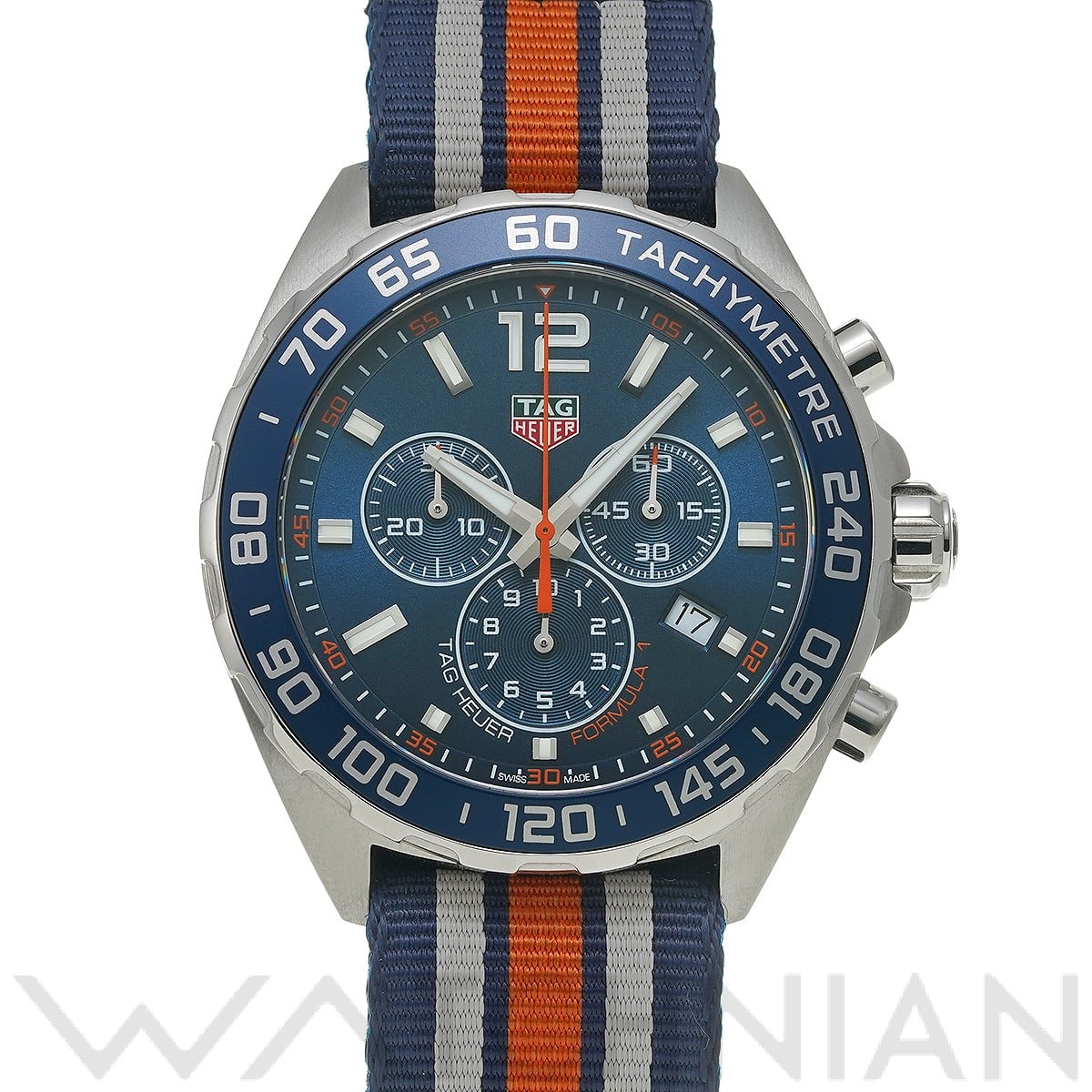 タグ ホイヤー / TAG HEUER フォーミュラ1 クォーツ クロノグラフ CAZ1014.FC8196 ブルー メンズ 時計 【中古】【wristwatch】