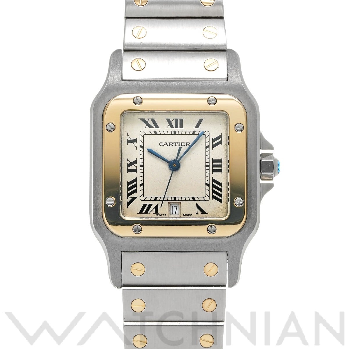 カルティエ / CARTIER サントス ガルベ LM W20011C4 シルバー メンズ 時計 【中古】【wristwatch】