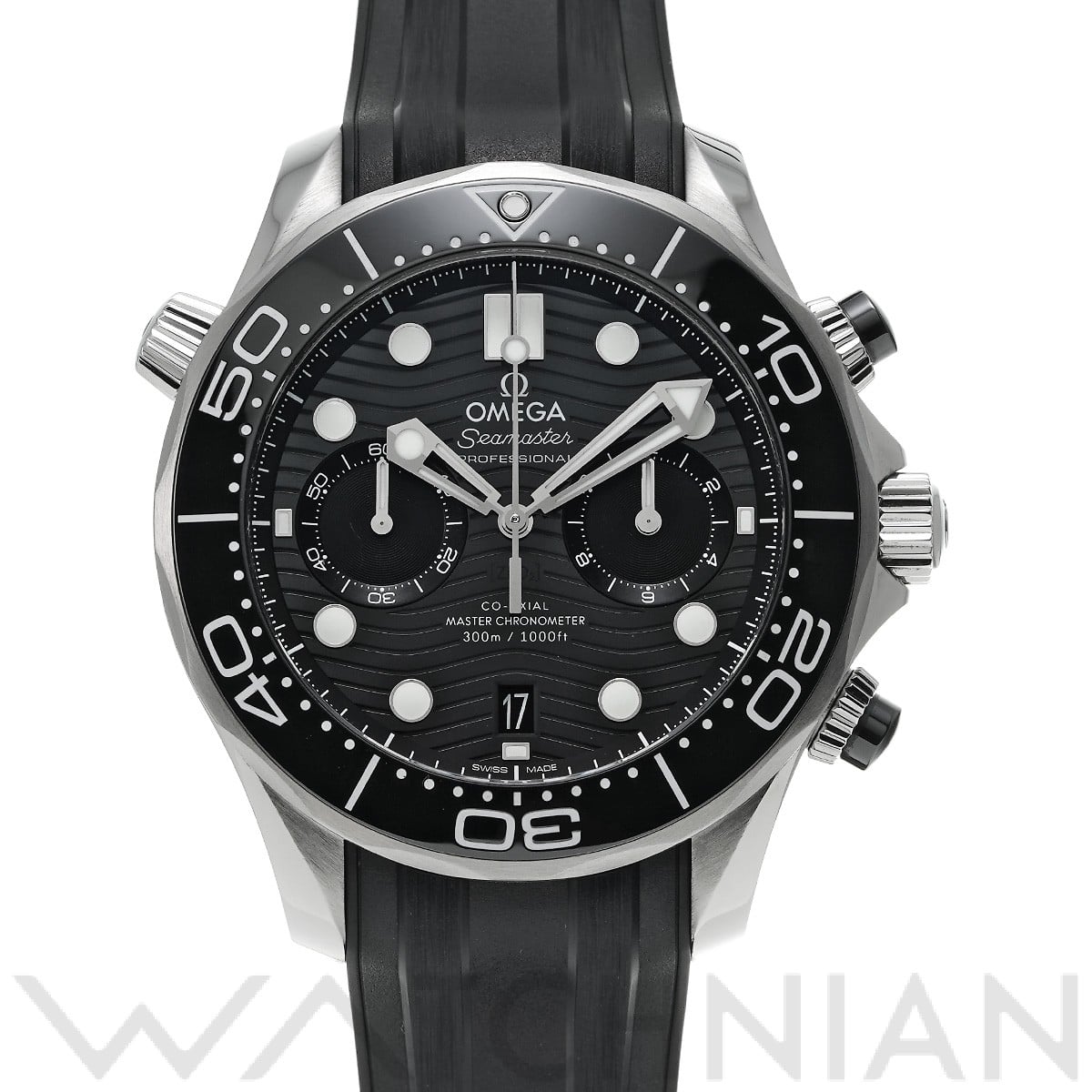 オメガ / OMEGA シーマスター ダイバー300 コーアクシャル マスタークロノメーター クロノグラフ 210.32.44.51.01.001 ブラック メンズ 時計 【中古】【wristwatch】