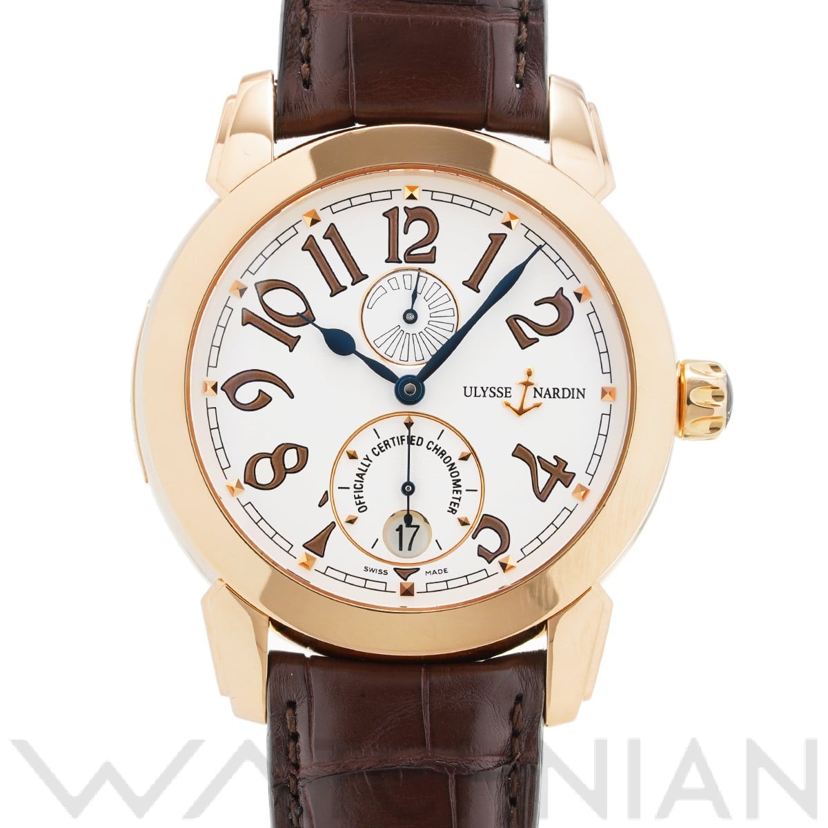 ユリス ナルダン ユリス1 276-88 シルバー メンズ 時計 【中古】【wristwatch】