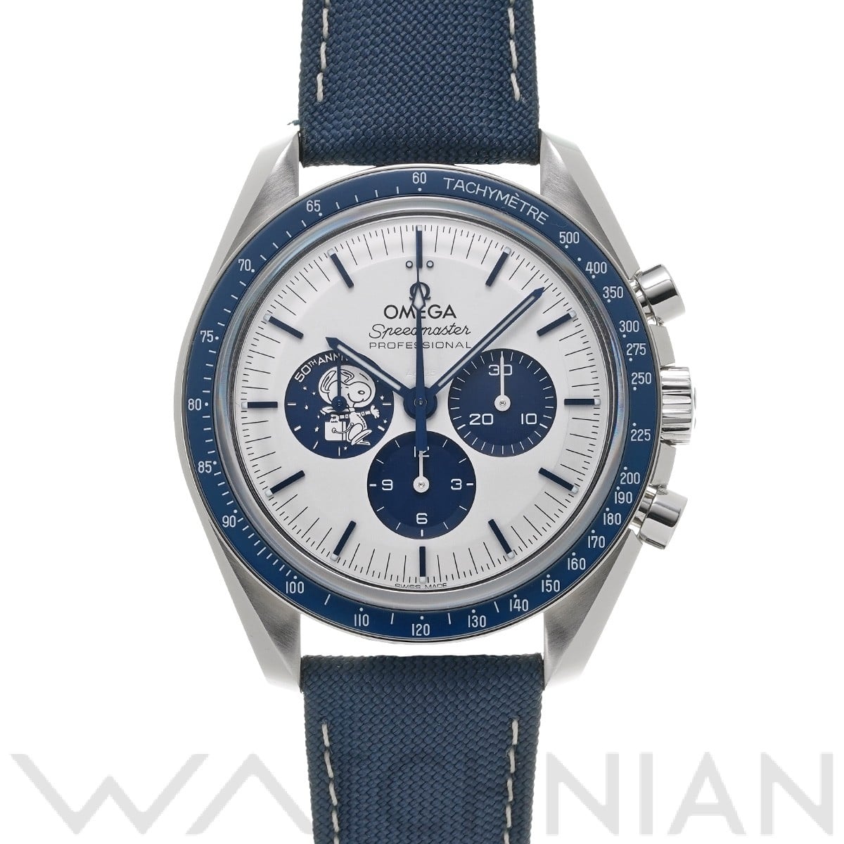 オメガ / OMEGA スピードマスター ムーンウォッチ コーアクシャル マスタークロノメーター シルバー スヌーピーアワード 310.32.42.50.02.001 シルバー/ブルー メンズ 時計 【中古】【wristwatch】