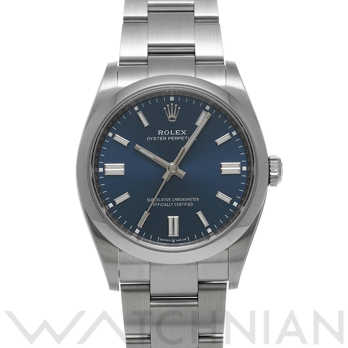 ロレックス オイスターパーペチュアル 36 126000 ブライトブルー メンズ 時計 【中古】【wristwatch】