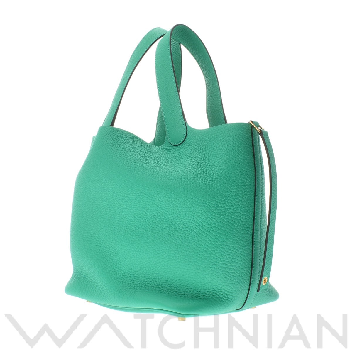エルメス ピコタン ロック MM ミント/ゴールド金具 トリヨンクレマンス レディース バッグ 【未使用】【bag】